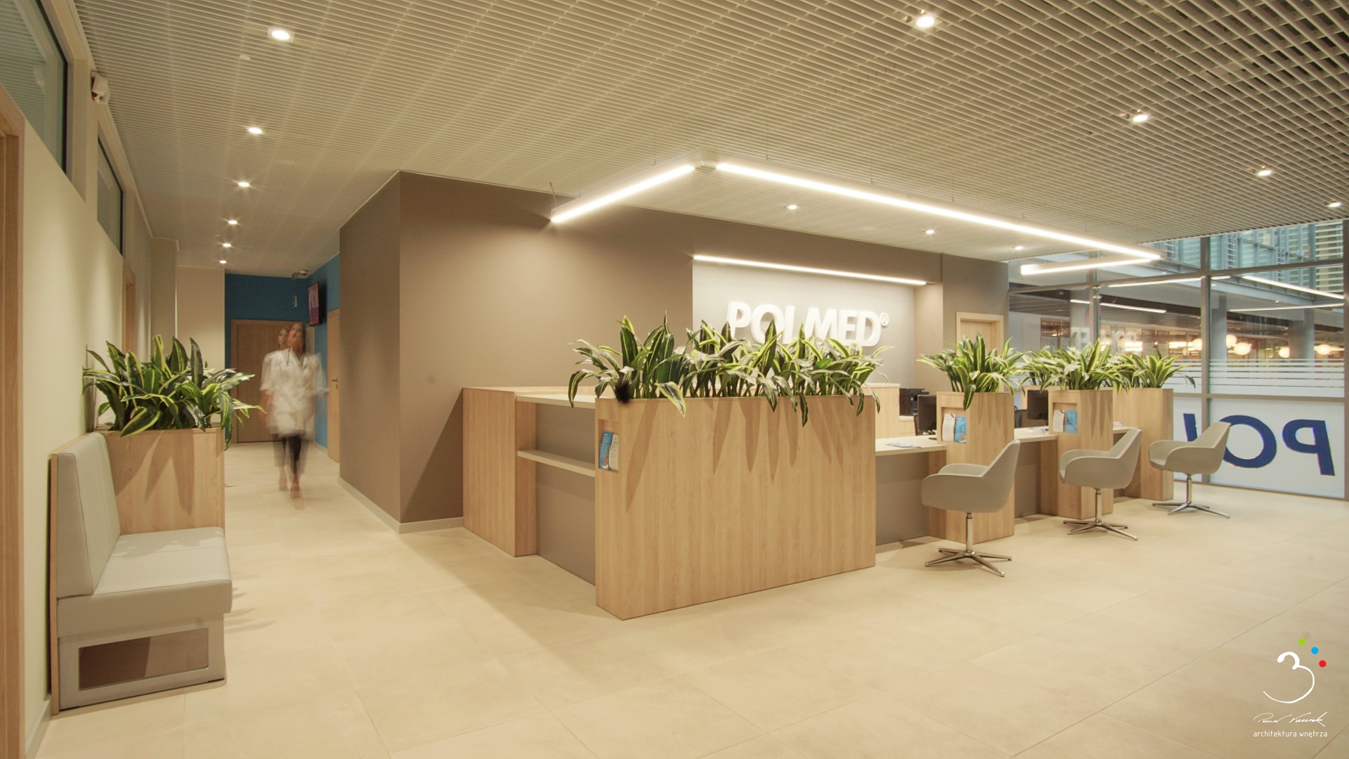 Centrum Medyczne Polmed · Projekt Wnętrza — projekt wnętrza komercyjnego